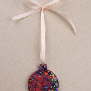 ნაძვის ხის სათამაშო, მრგვალი - "BO EPOXY • ბო ეპოქსი"