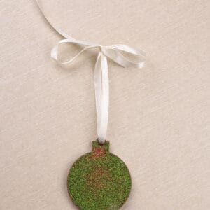 ნაძვის ხის სათამაშო, მრგვალი - "BO EPOXY • ბო ეპოქსი"