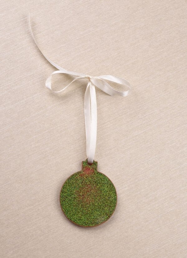 ნაძვის ხის სათამაშო, მრგვალი - "BO EPOXY • ბო ეპოქსი"