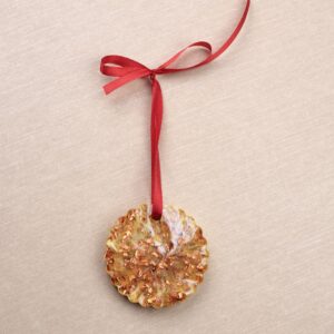 ნაძვის ხის სათამაშო, მრგვალი - "BO EPOXY • ბო ეპოქსი"