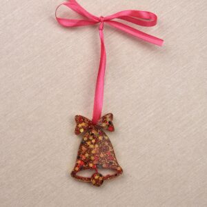 ნაძვის ხის სათამაშო, ზარი - "BO EPOXY • ბო ეპოქსი"