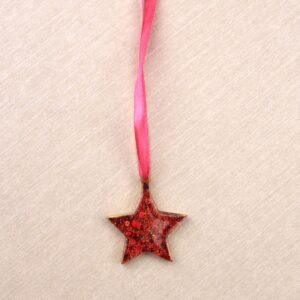 ნაძვის ხის სათამაშო, ვარსკვლავი - "BO EPOXY • ბო ეპოქსი"