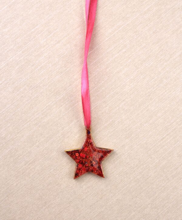 ნაძვის ხის სათამაშო, ვარსკვლავი - "BO EPOXY • ბო ეპოქსი"