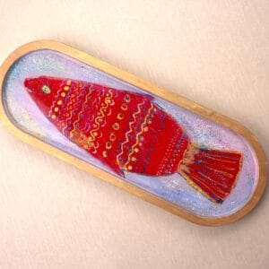 ხის დაფა, თევზი - "KETO Handmade"