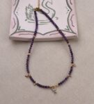 ყელსაბამი, იასამნისფერი - "Marblue • მარბლუ"