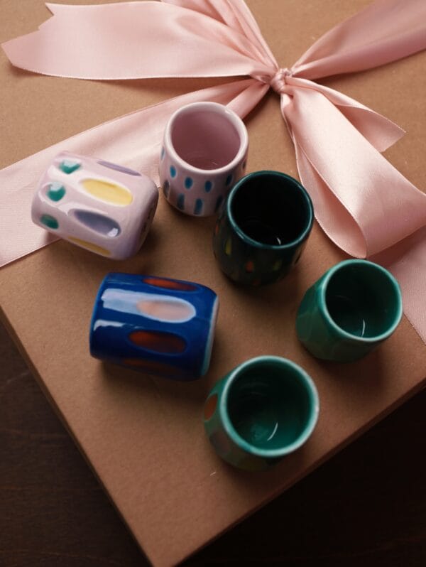 ჭაჭის ჭიქების კომპლექტი - "ჰიკიტორე კერამიკსი • Hikitore Ceramics"