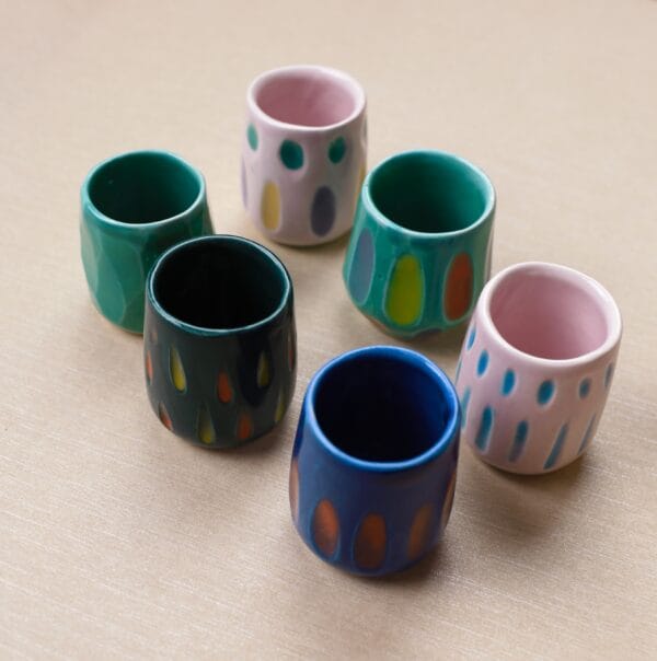 ჭაჭის ჭიქების კომპლექტი - "ჰიკიტორე კერამიკსი • Hikitore Ceramics"