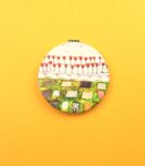 სარკე, მრგვალი - “მზე და მთვარე • Mze da Mtvare”