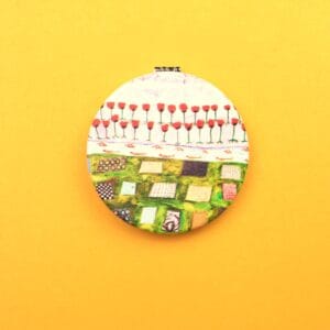 სარკე, მრგვალი - “მზე და მთვარე • Mze da Mtvare”