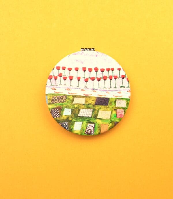 სარკე, მრგვალი - “მზე და მთვარე • Mze da Mtvare”