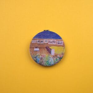 სარკე, მრგვალი - “მზე და მთვარე • Mze da Mtvare”