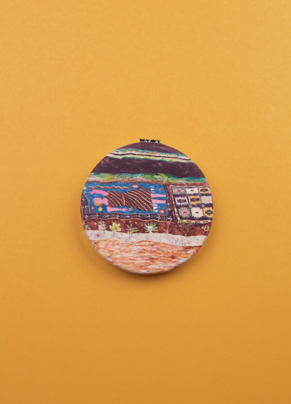 სარკე, მრგვალი - “მზე და მთვარე • Mze da Mtvare”