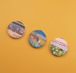 სარკე, მრგვალი - “მზე და მთვარე • Mze da Mtvare”