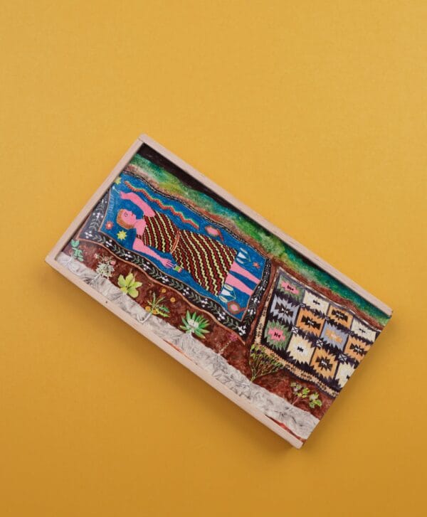 ფანქრები ხის ყუთით - “მზე და მთვარე • Mze da Mtvare”