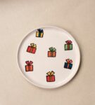 კერამიკის საახალწლო თეფში, საჩუქრები - "Nari Ceramics • ნარი კერამიქს"