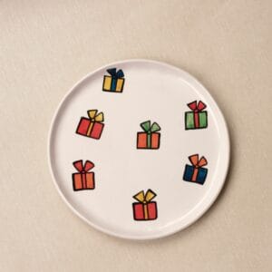 კერამიკის საახალწლო თეფში, საჩუქრები - "Nari Ceramics • ნარი კერამიქს"