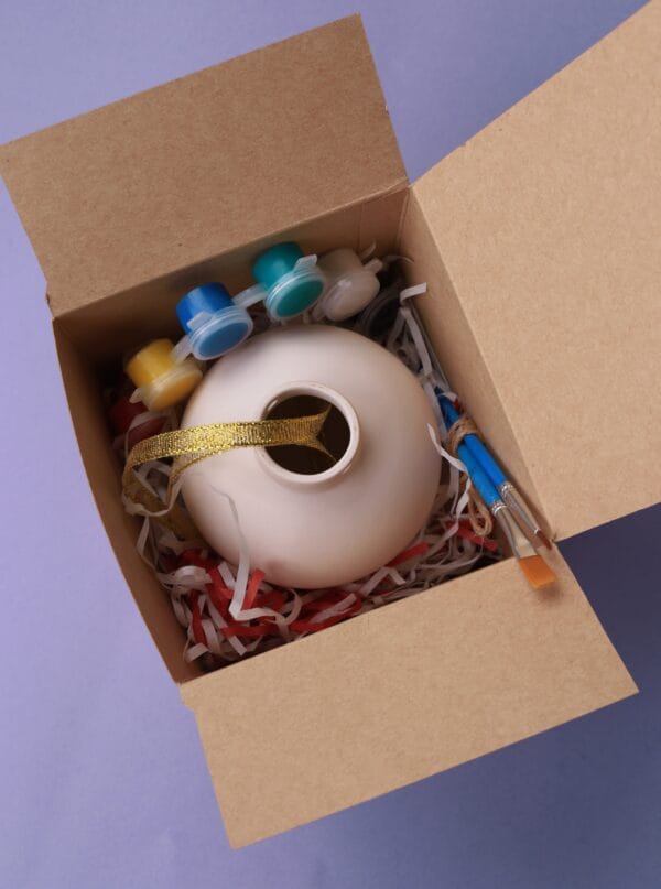 საახალწლო კერამიკის ბურთის მოსახატი ნაკრები - "Nari Ceramics • ნარი კერამიქს"