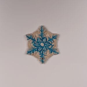 ნაძვის ხის სათამაშო, ფიფქი - "Fey Ceramic Studio • ფეი კერამიკ სტუდიო"