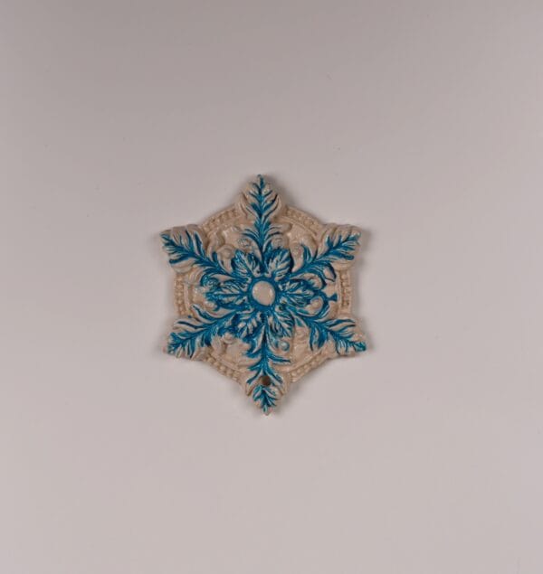 ნაძვის ხის სათამაშო, ფიფქი - "Fey Ceramic Studio • ფეი კერამიკ სტუდიო"