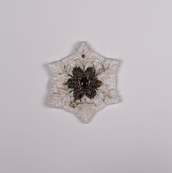 ნაძვის ხის სათამაშო, ფიფქი - "Fey Ceramic Studio • ფეი კერამიკ სტუდიო"