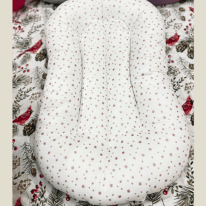 ბავშვის ლეიბი/ლაუნჯერი, თეთრი - "Etcetera • ბალიშების სალონი"