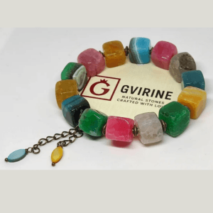 სამაჯური ფერადი ქვებით - "გვირინე • Gvirine"