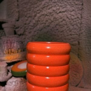 ქოთანი, სტაფილოსფერი - "Zakareli Ceramics • ზაქარელი კერამიკა"