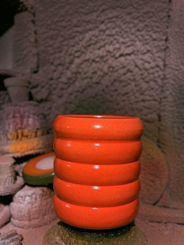 ქოთანი, სტაფილოსფერი - "Zakareli Ceramics • ზაქარელი კერამიკა"