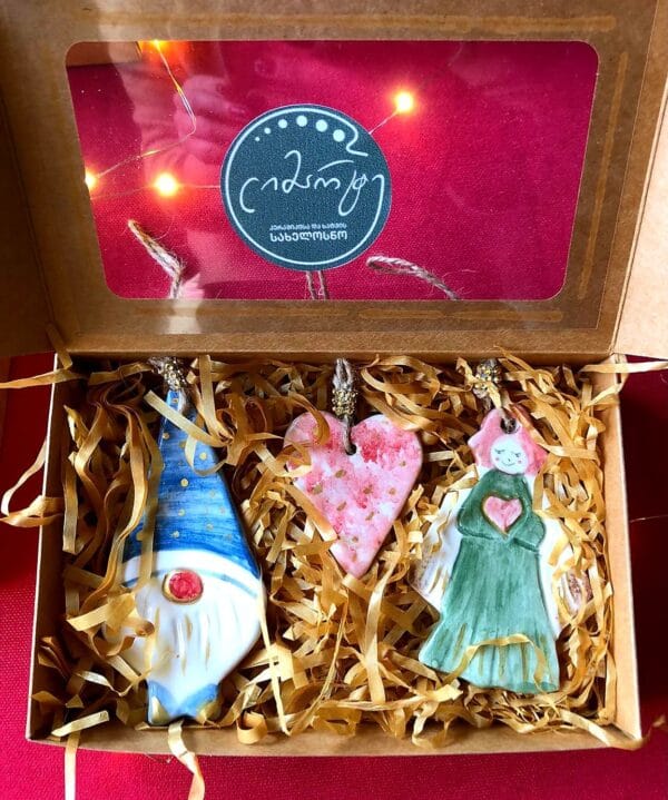 ნაძვის ხის სათამაშოების ნაკრები - "Limarte • ლიმარტე"