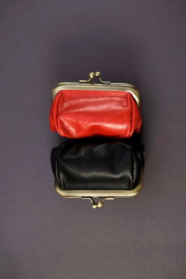 ვინტაჟური საფულე, შავი - "Improvisation • იმპროვიზაცია"