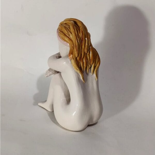 ფიგურა, გოგონა ვარდისფერი  აბადოკით - "ფოთფოთი • Potpot"