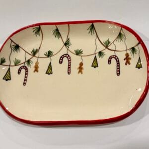 თეფში ახალი წლის დეკორაციით - "ბაბალე • Babale"