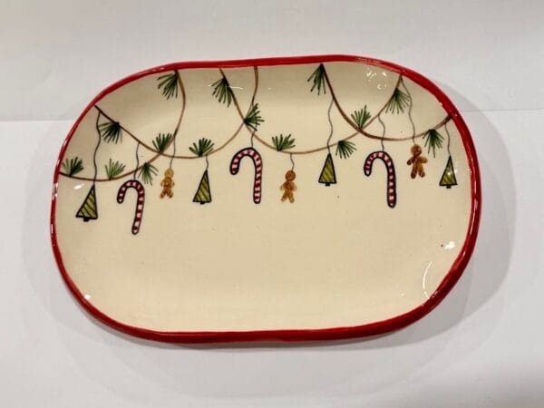 თეფში ახალი წლის დეკორაციით - "ბაბალე • Babale"