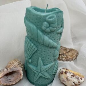 სანთელი, ოკეანე, ფირუზისფერი – “Moldi • მოლდი”