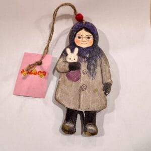 ნაძვის ხის სათამაშო, "გოგონა ბაჭიით" - "ბაბალე • Babale"