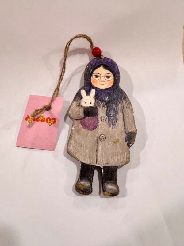 ნაძვის ხის სათამაშო, "გოგონა ბაჭიით" - "ბაბალე • Babale"