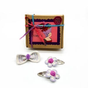 საბავშვო თმისამაგრების ნაკრები, Lavender Bliss – “TOMSIKA • ტომსიკა”