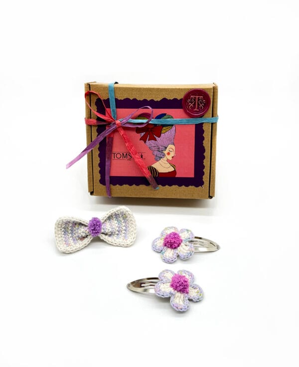 საბავშვო თმისამაგრების ნაკრები, Lavender Bliss – “TOMSIKA • ტომსიკა”