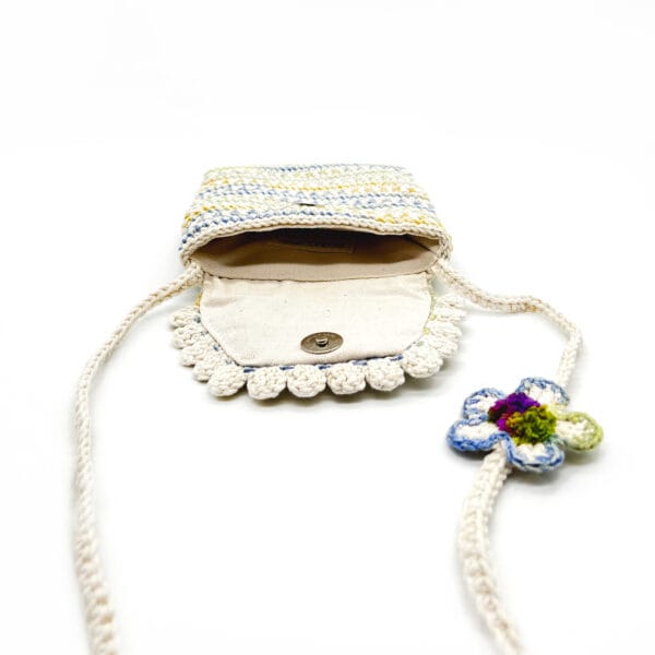 საბავშო ჩანთა ყვავილით, Pastel Meadow - "TOMSIKA • ტომსიკა"