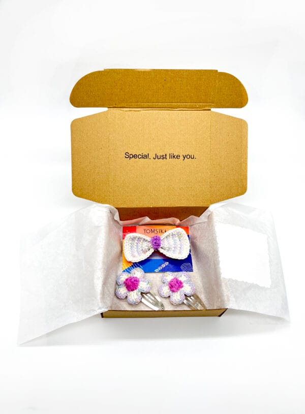 საბავშვო თმისამაგრების ნაკრები, Lavender Bliss – “TOMSIKA • ტომსიკა”