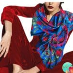 შარფი ბროწეულებით - "Seven • სევენი"