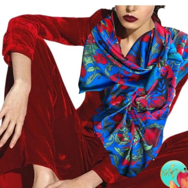 შარფი ბროწეულებით - "Seven • სევენი"