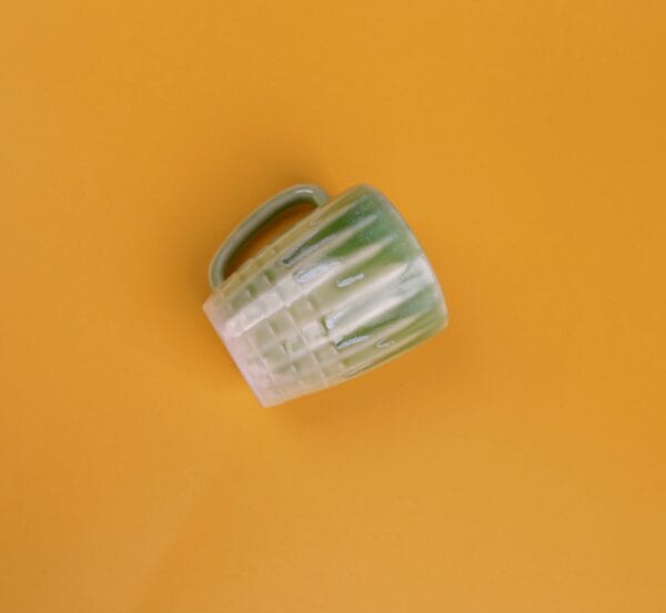 ჩაის/ყავის ჭიქა, მწვანე - "Nari Ceramics • ნარი კერამიქს"