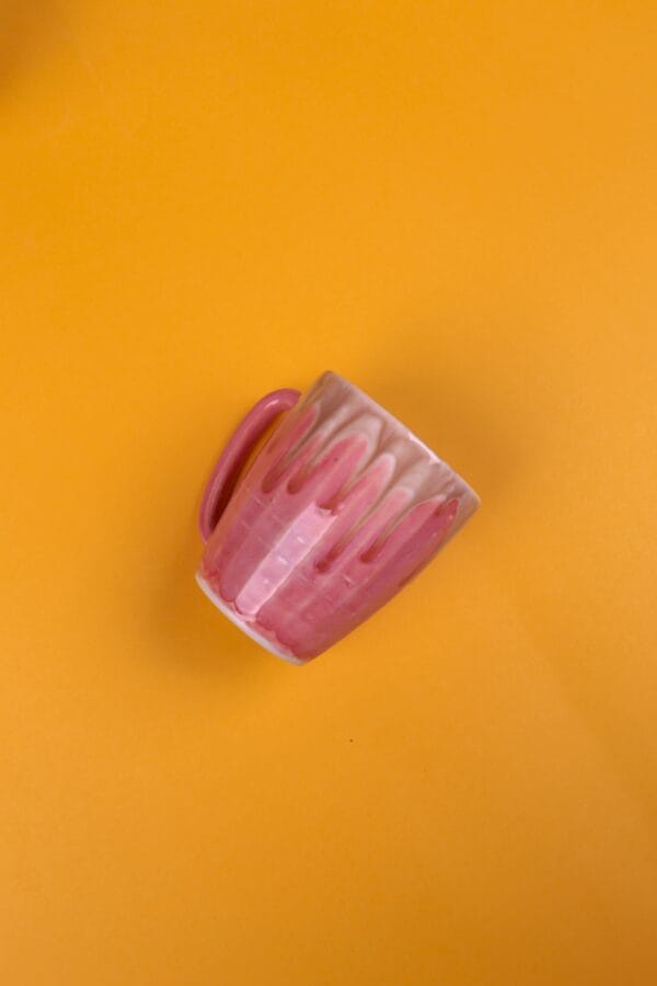 ჩაის/ყავის ჭიქა, ვარდისფერი - "Nari Ceramics • ნარი კერამიქს"