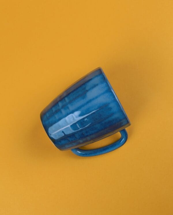 ჩაის/ყავის ჭიქა, ლურჯი - "Nari Ceramics • ნარი კერამიქს"