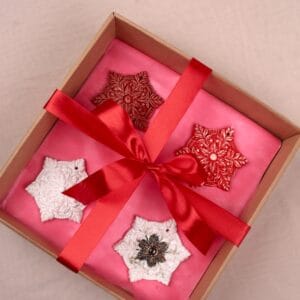 ნაძვის ხის სათამაშოების ნაკრები - "Fey Ceramic Studio • ფეი კერამიკ სტუდიო"