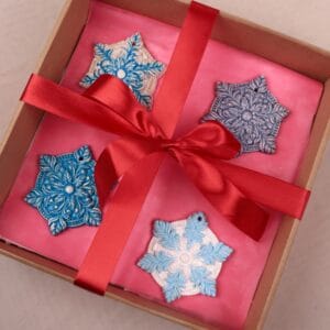 ნაძვის ხის სათამაშოების ნაკრები - "Fey Ceramic Studio • ფეი კერამიკ სტუდიო"