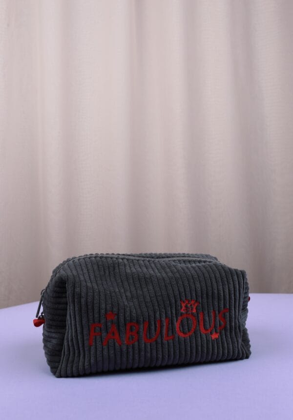 კოსმეტიკის ჩანთა, ნაცრისფერი - "ანნიტა • Annita"