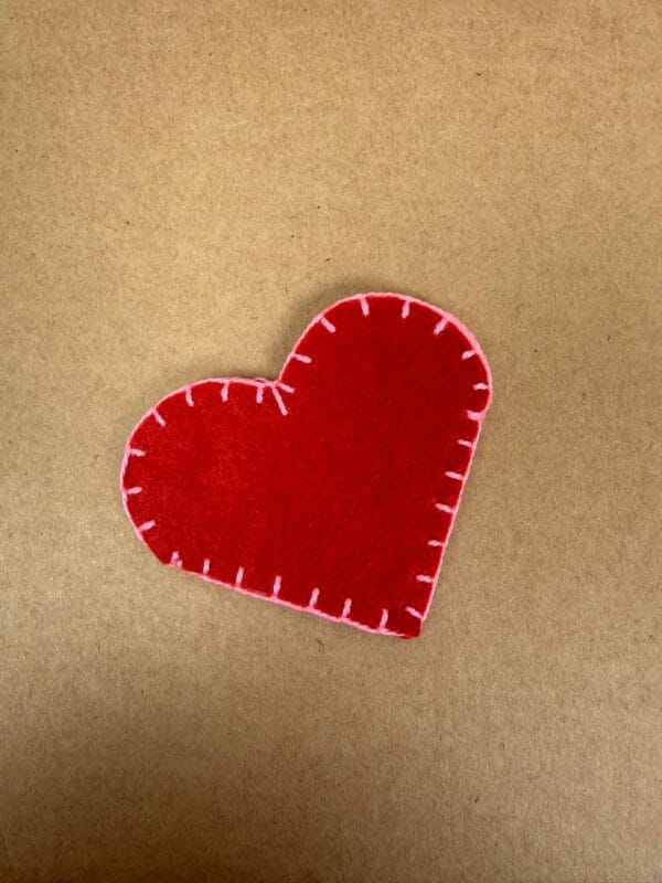 სანიშნი, წითელი გული - "Maqmani Wood • მაქმანი ვუდი"