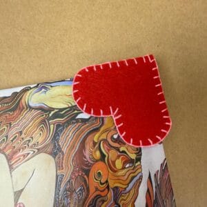 სანიშნი, წითელი გული - "Maqmani Wood • მაქმანი ვუდი"